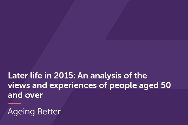 Later Life in 2015 analysis