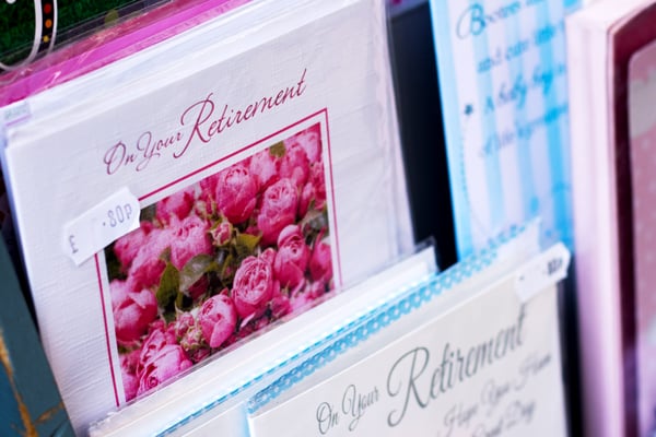 Happy retirement card