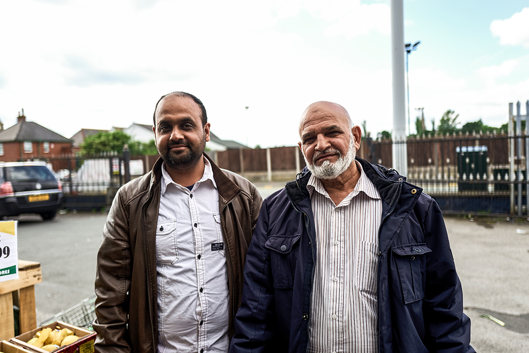 Two men in their mid-life in Werneth