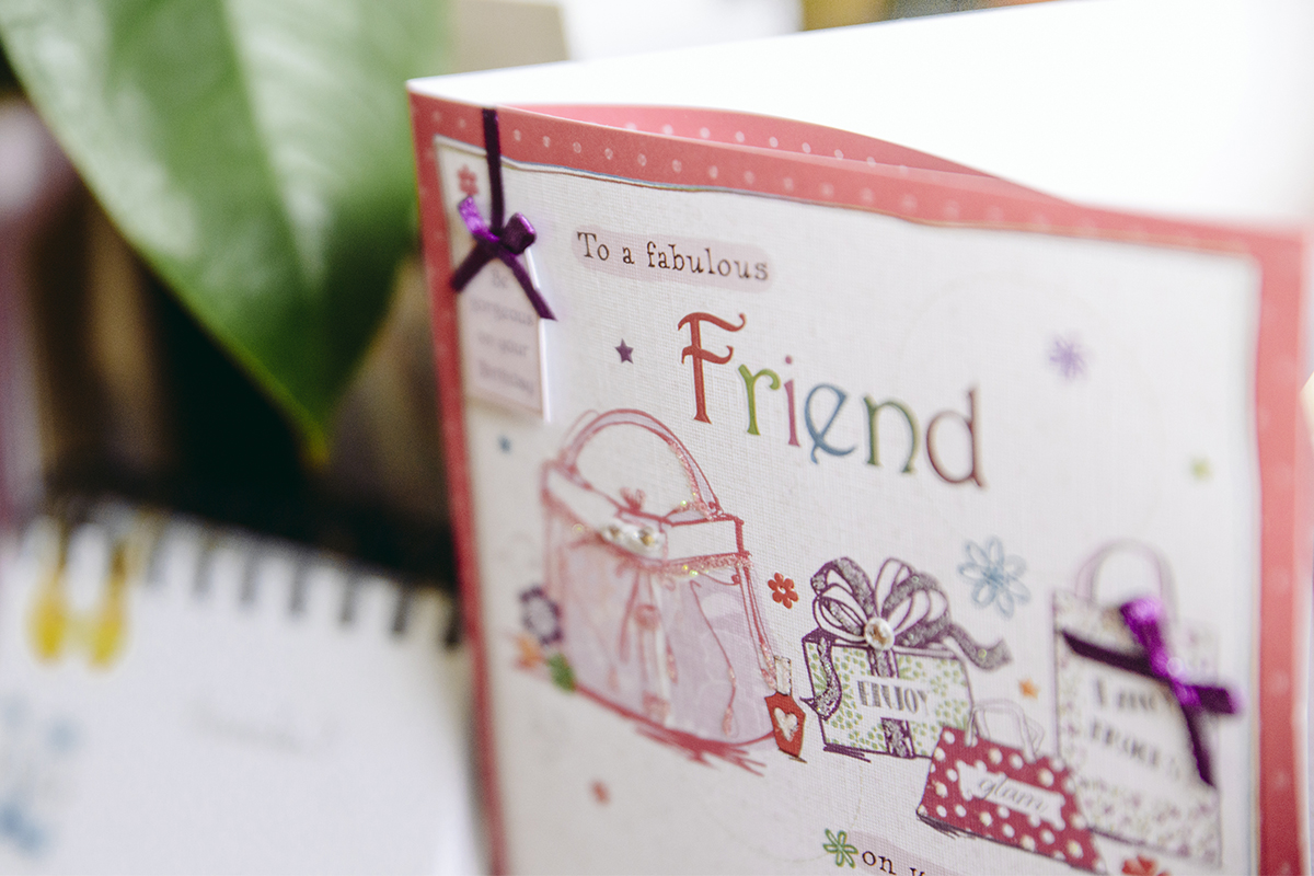 &quot;Friend&quot; greetings card