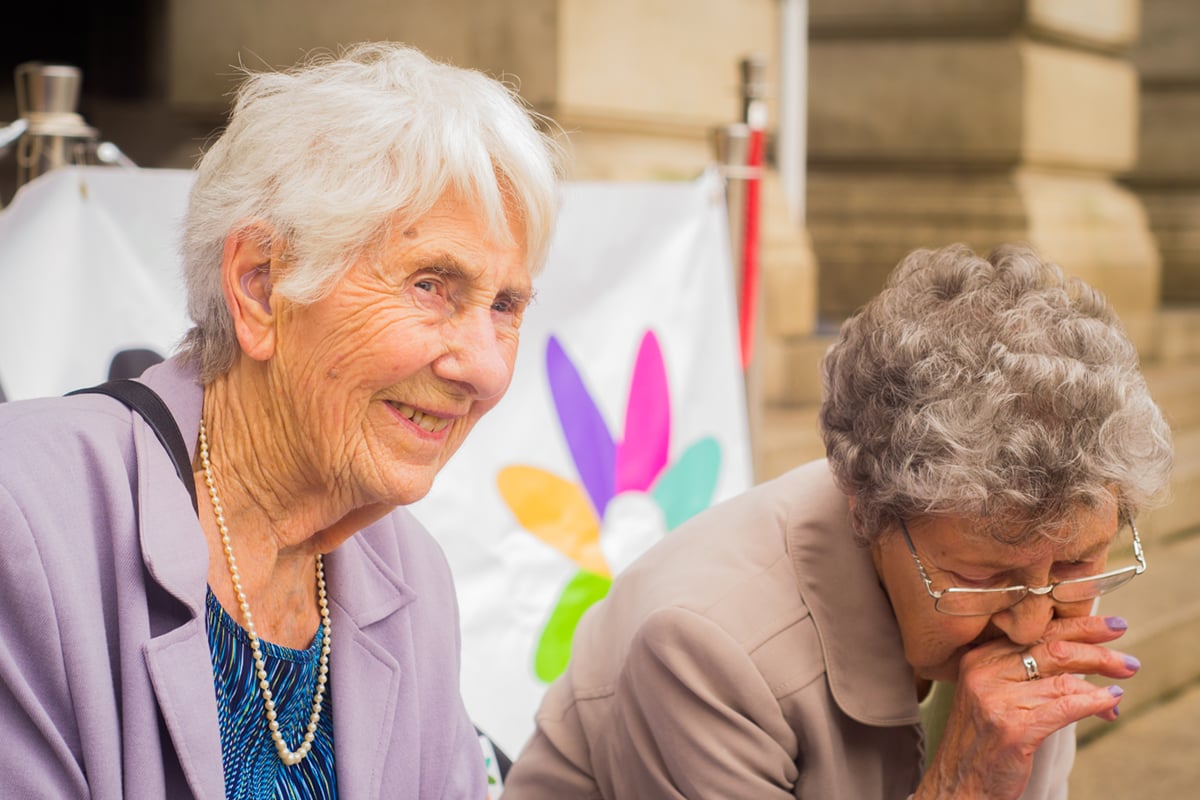 Joyce and Evelyn, Age-friendly Nottingham