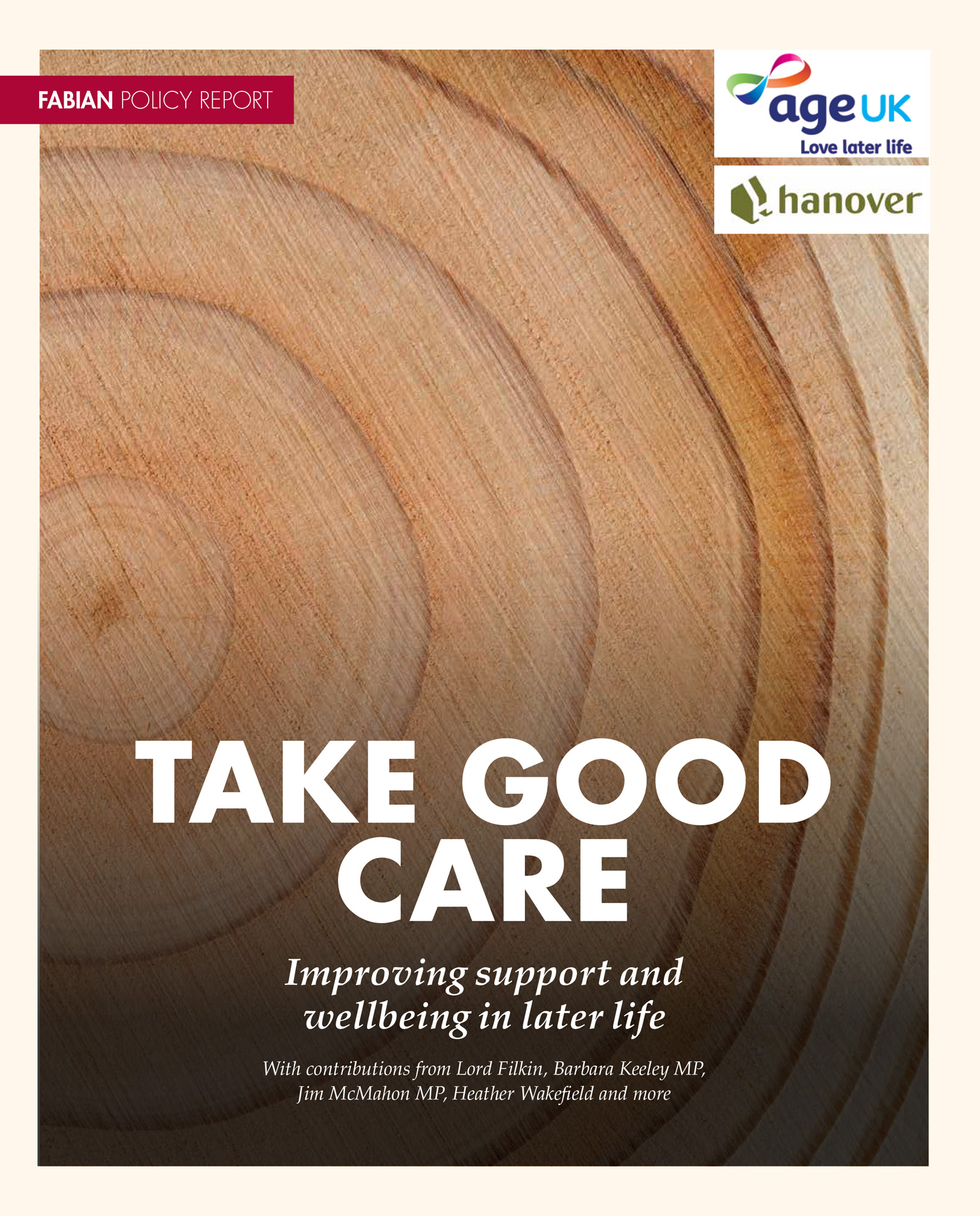 Take good care: improving support and wellbeing in later life