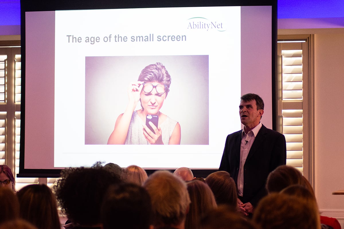 Speaker at the event