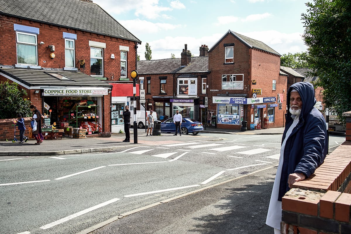 Coppice food store backdrop