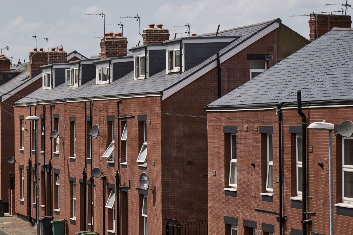 row of terraced houses