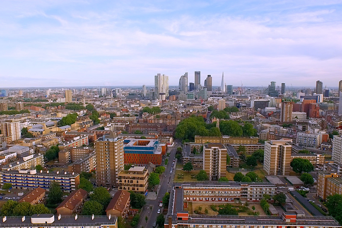 Hackney skyline