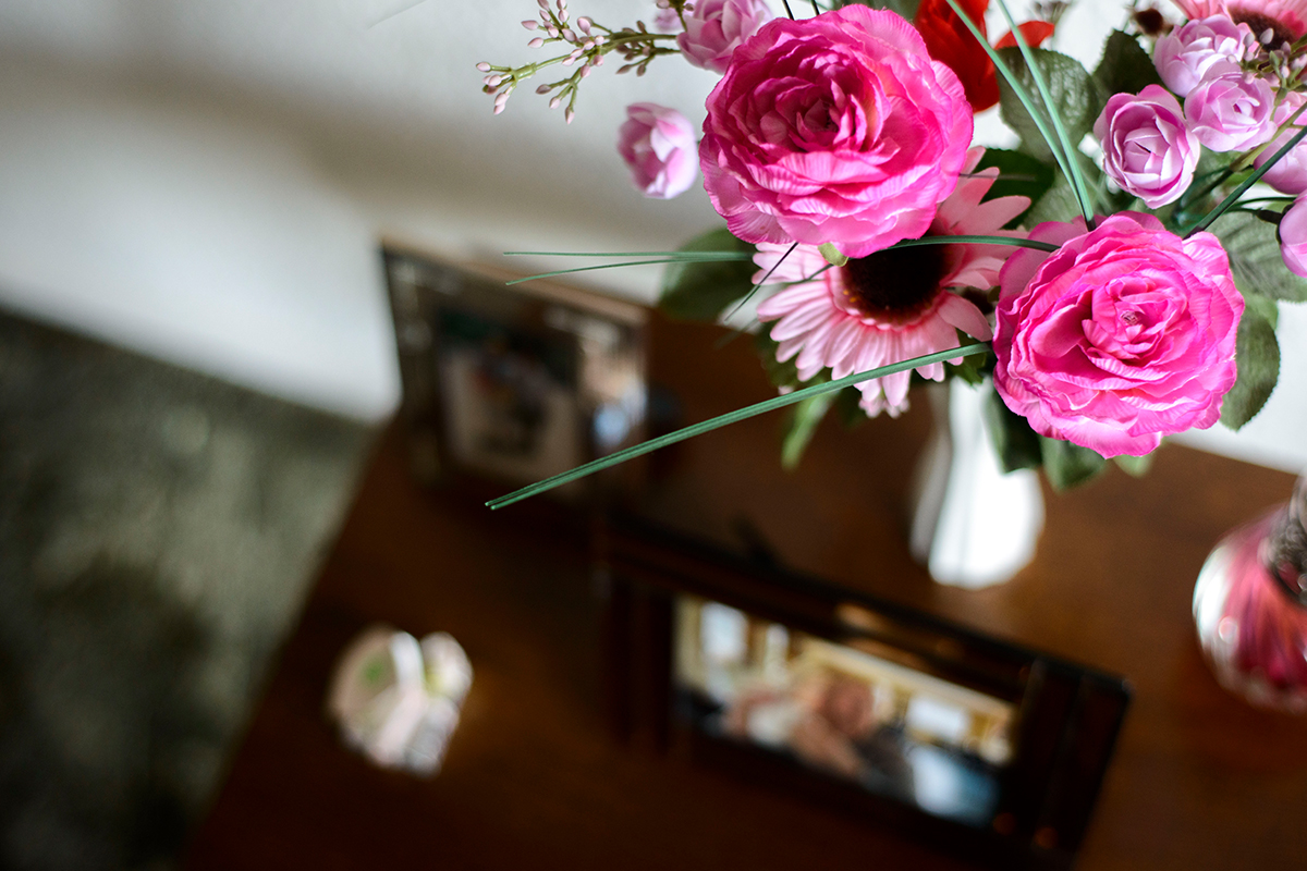 Bouquet of flowers on a table