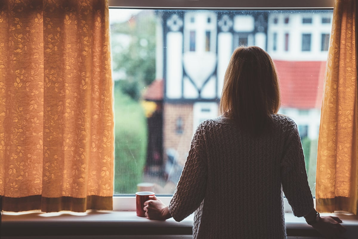Woman at home