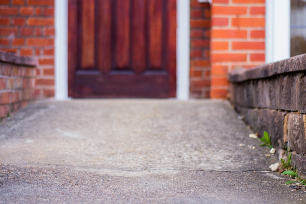 abstract of a front door