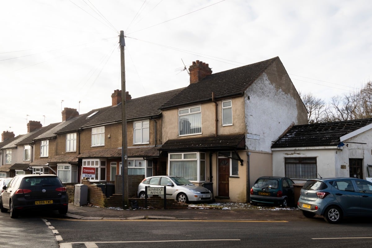 row of terraced houses