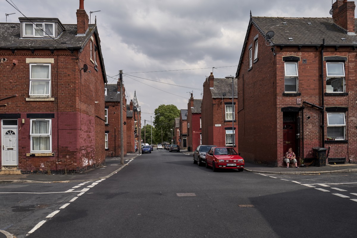 street of terraced houses