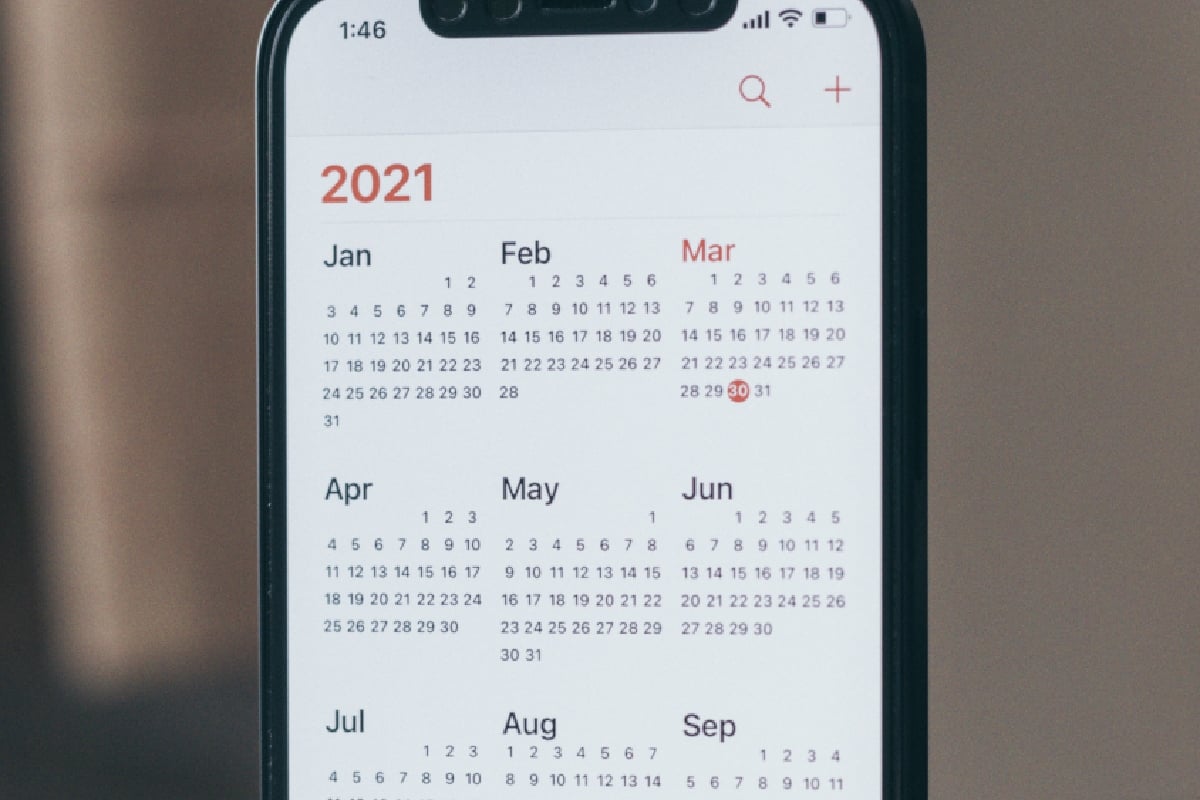 Iphone calender