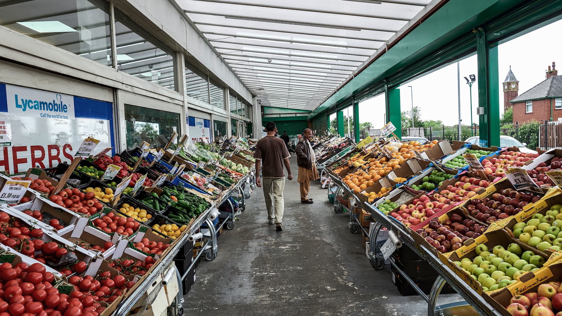 Fruit stalls