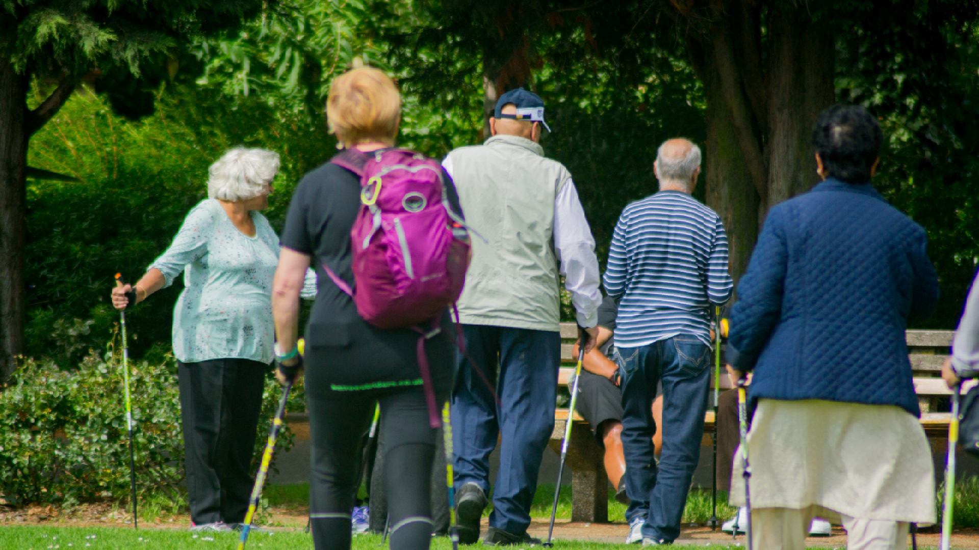 older people walking