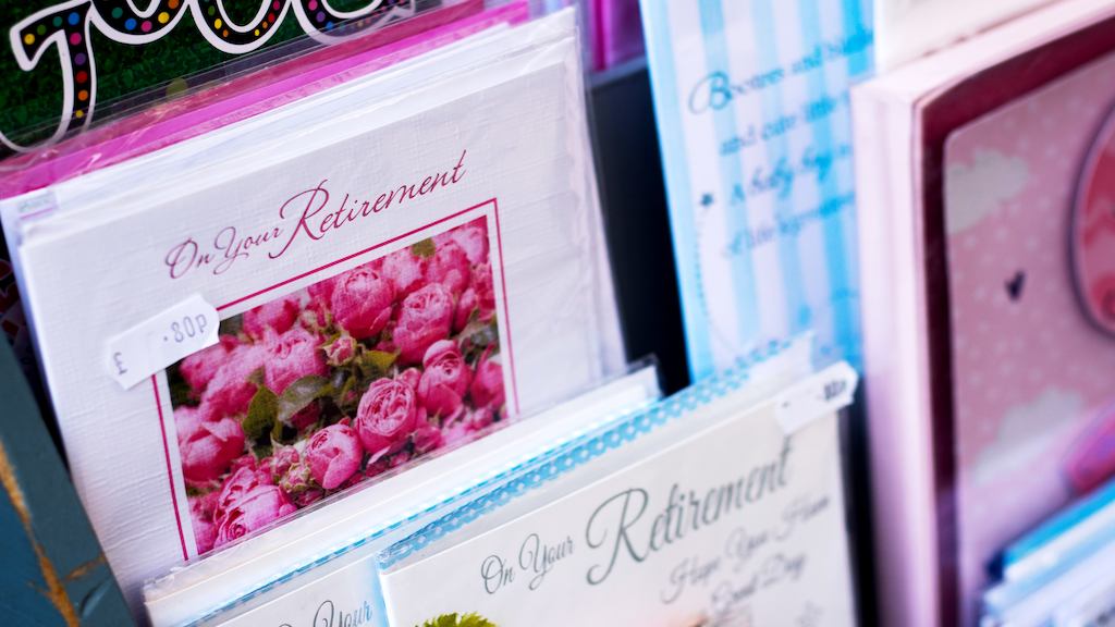 Happy retirement card