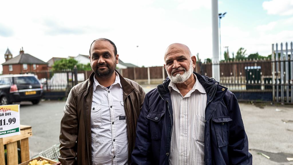 Two men in their mid-life in Werneth