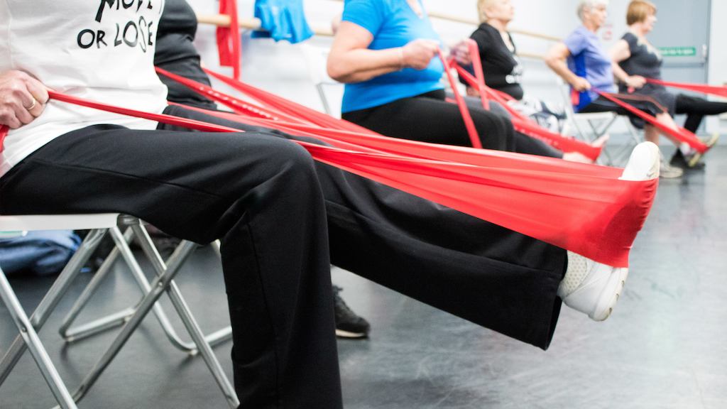 "Move it or lose it" exercise class