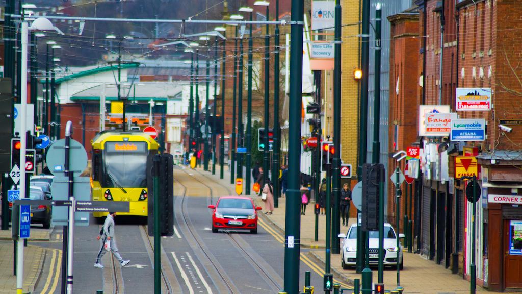 Tram in Rochdale
