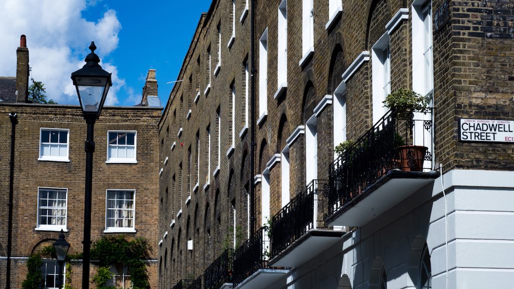 Terraced housing in Angel