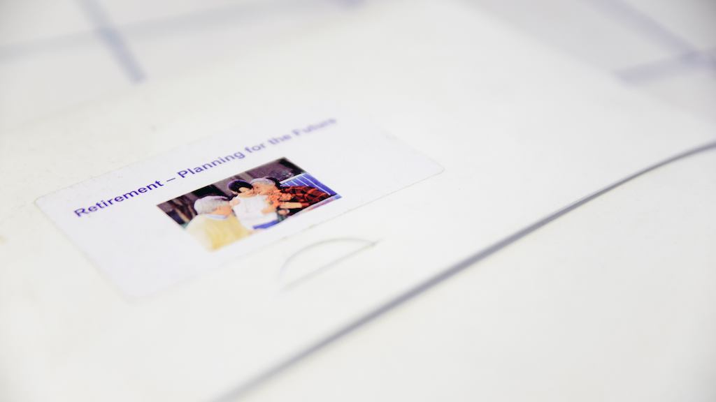 'Retirement - Planning for the future' brochure.