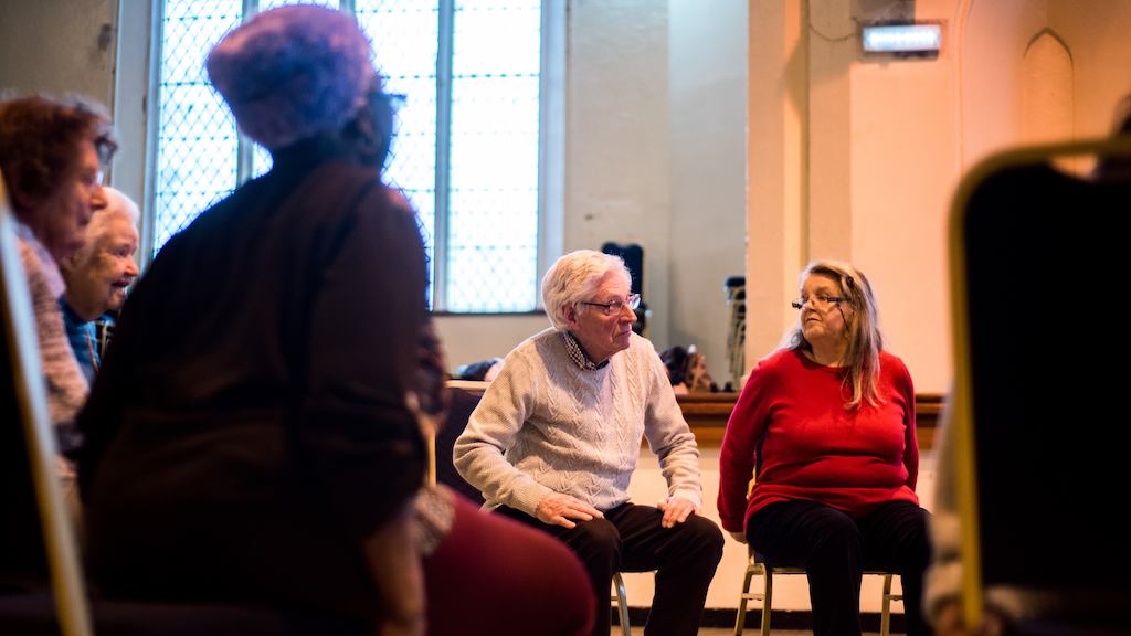 Fall prevention class