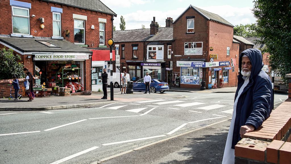Coppice food store backdrop