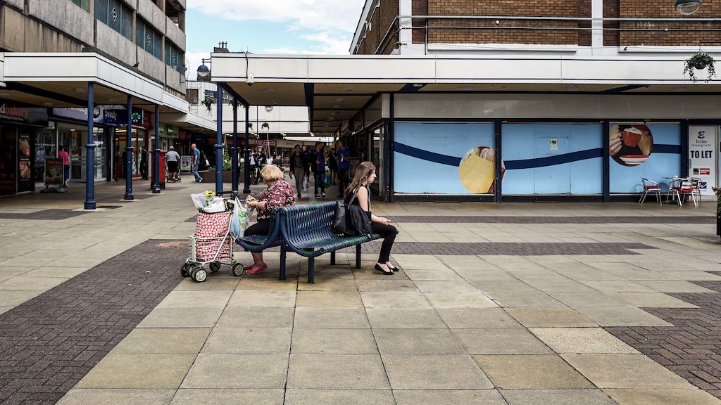 Women sitting on bench
