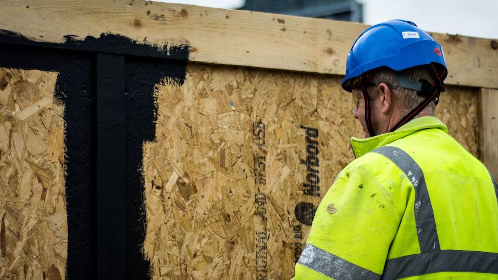 Older employee at work