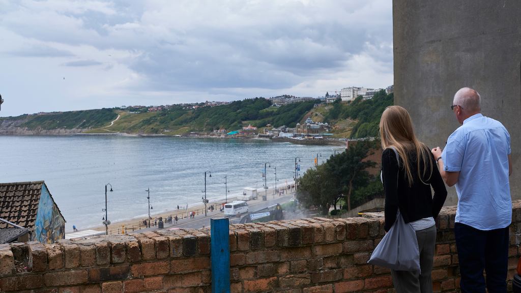 Younger and older person together