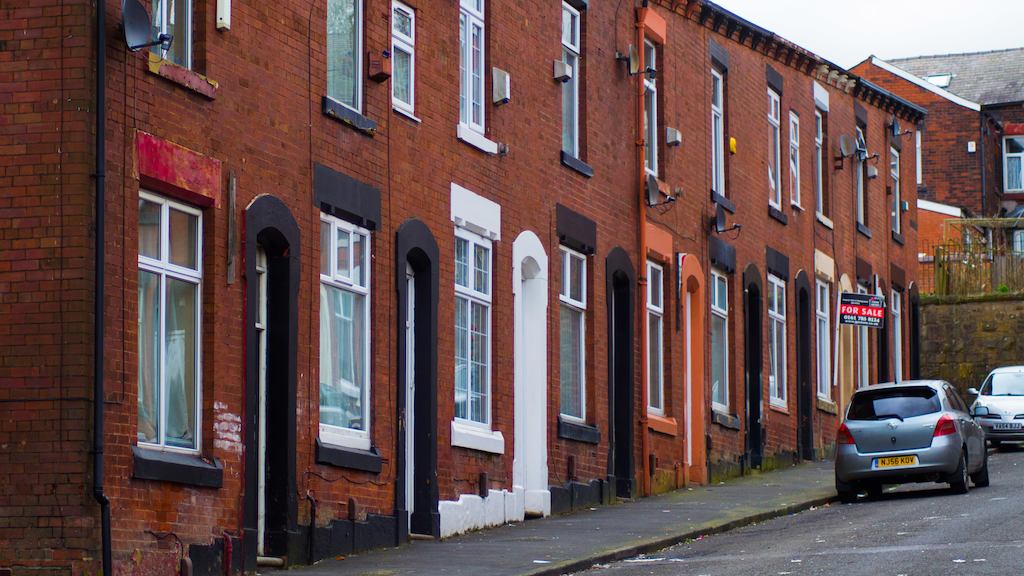 Row of terrace houses