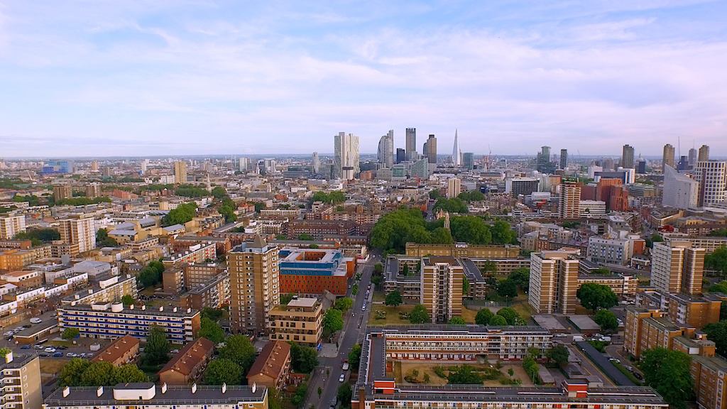 Hackney skyline