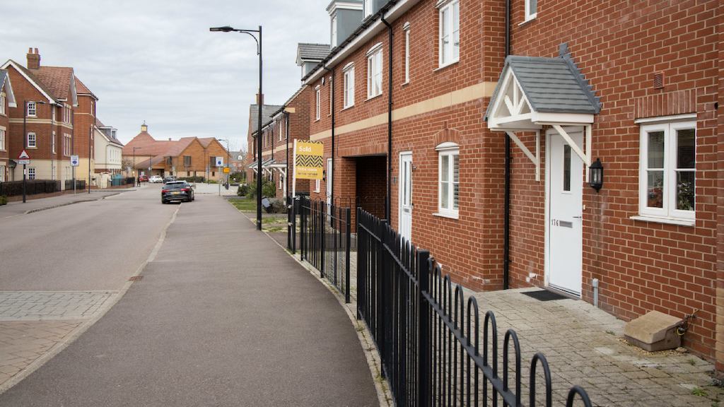 row of terraced houses