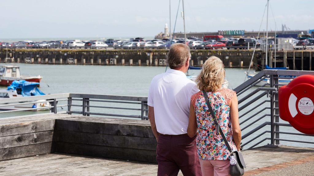 older people walking