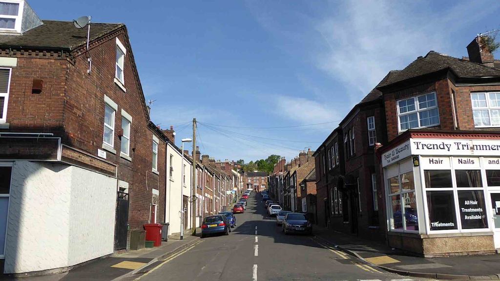 Street in stoke on trent