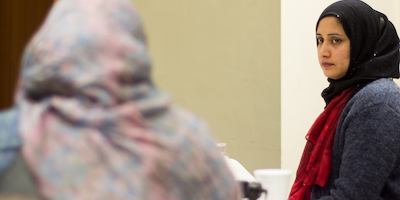 woman in co-design workshop