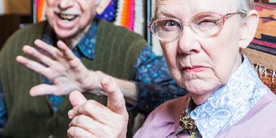 Old aged, p****d off