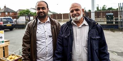 Two men in their mid-life in Werneth