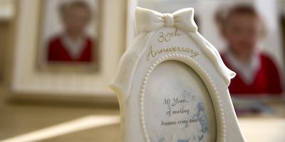 30th anniversary picture frame