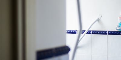 hand rail in bathroom