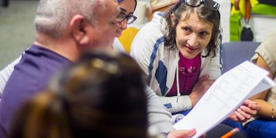 Volunteer group gathering, Deptford