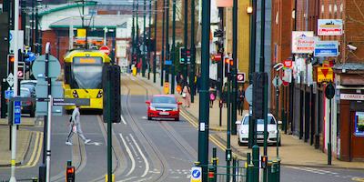 Tram in Rochdale