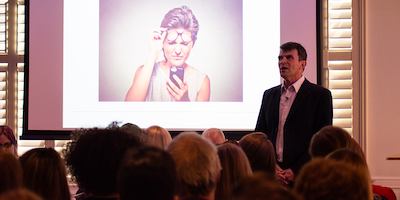 Speaker at the event