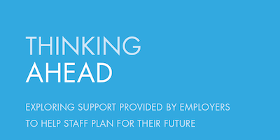 'Thinking ahead' report cover