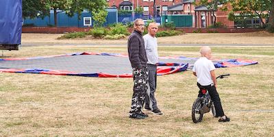 Group of people in a park