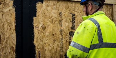 Older employee at work