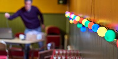 Colourful light bulbs