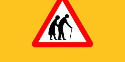 Elderly road sign
