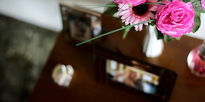 Bouquet of flowers on a table