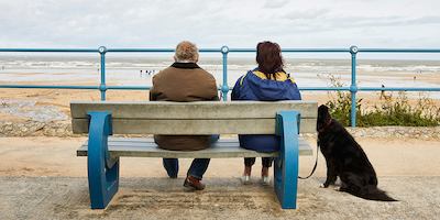 Couple on bench