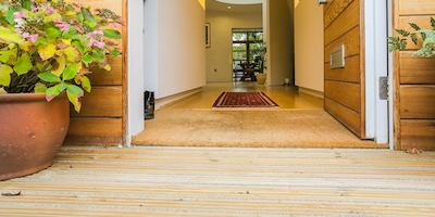 Level access entrance